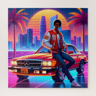 Puzzle Radiancia retro: nostalgia neón