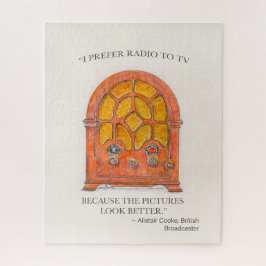 Puzzle Radio de vintage