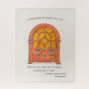 Puzzle Radio de vintage