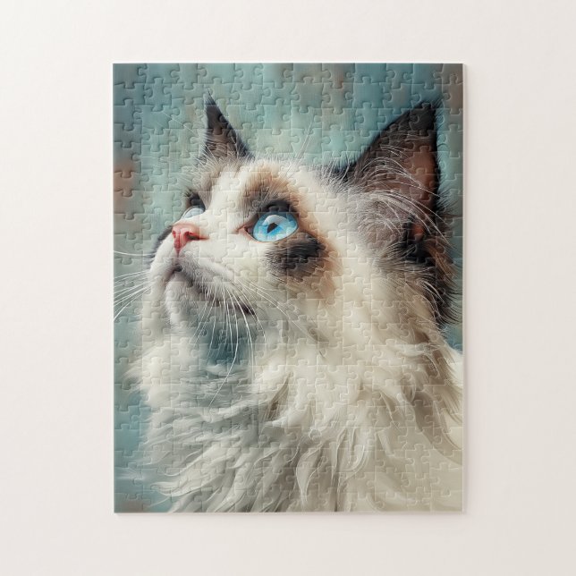 Puzzle Ragdoll cat (Vertical)
