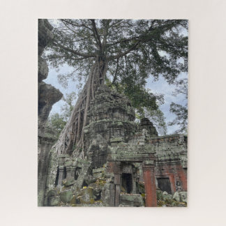 Puzzle Raíces cultivadas sobre Temple Ta Prohm Camboya