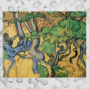 Puzzle Raíces y troncos de árboles por Vincent van Gogh