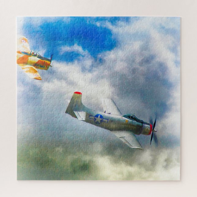 Puzzle RAIDERS DE LA FUERZA AÉREA DE LAS Aeronaves WW2 (Vertical)