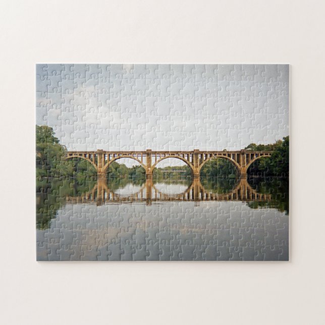 Puzzle Railroad Bridge in Fredericksburg Virginia (Horizontal)