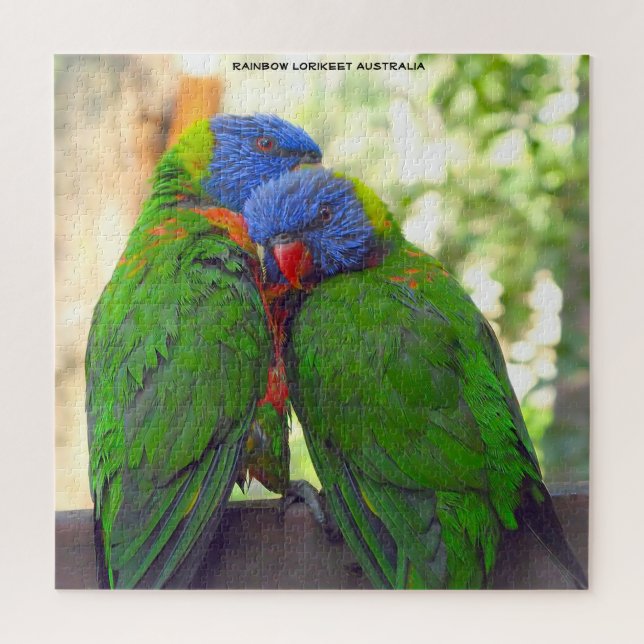 Puzzle Rainbow Lorikeets Australia (Vertical)