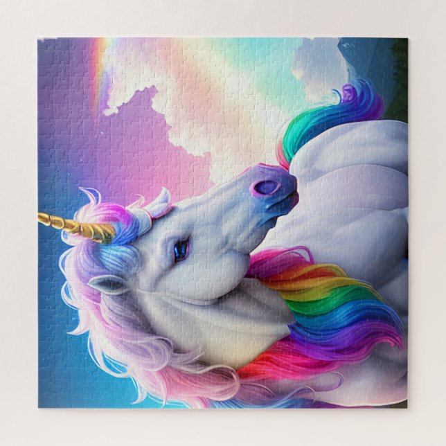 Puzzle Rainbow Unicorn (Vertical)