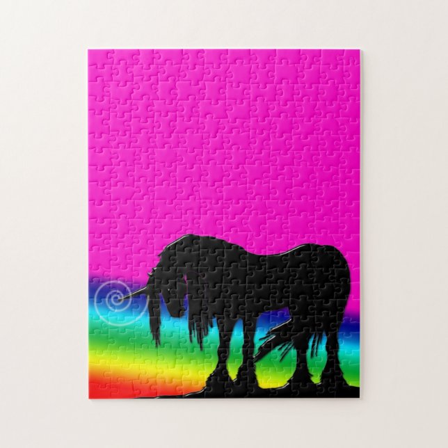 Puzzle Rainbow Unicorn (Vertical)