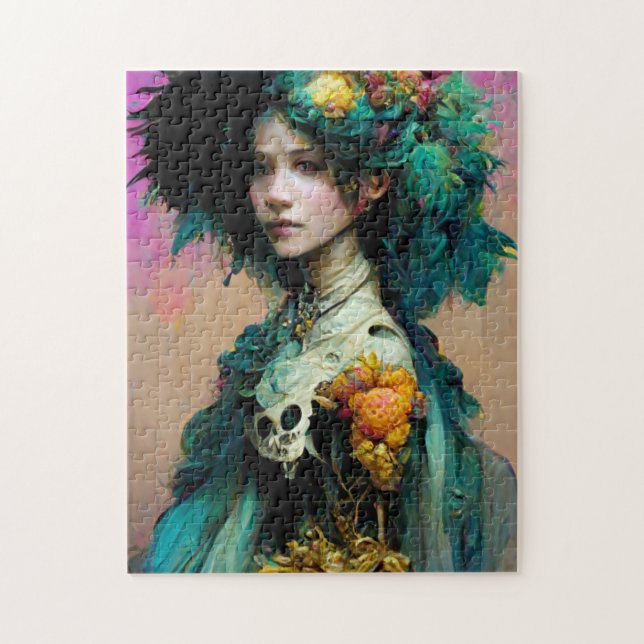 Puzzle Rainbow Urchin 2 Fantasy Sci-Fi (Vertical)