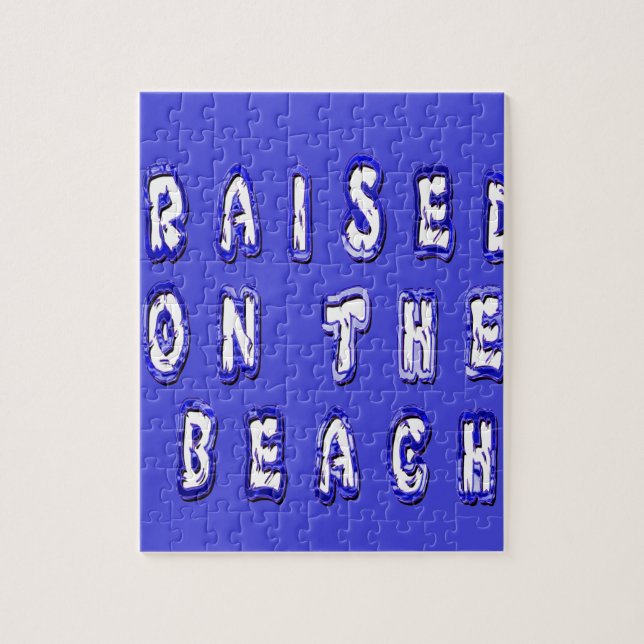 Puzzle Raised On The Beach (Vertical)