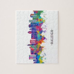 Puzzle Raleigh North Carolina Skyline