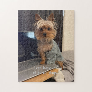 Puzzle Ralphie el Yorkie de taza de té Uno de esos días