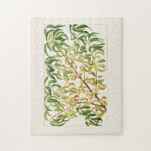 Puzzle Rama de melocotón (Prunus Persica) Pintura