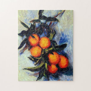 Puzzle Rama de Monet France de Naranja con Comple de Frut