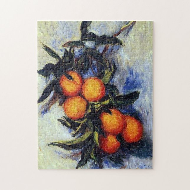 Puzzle Rama de Monet France de Naranja con Comple de Frut (Vertical)