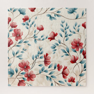Puzzle Rama floral botánica elegante