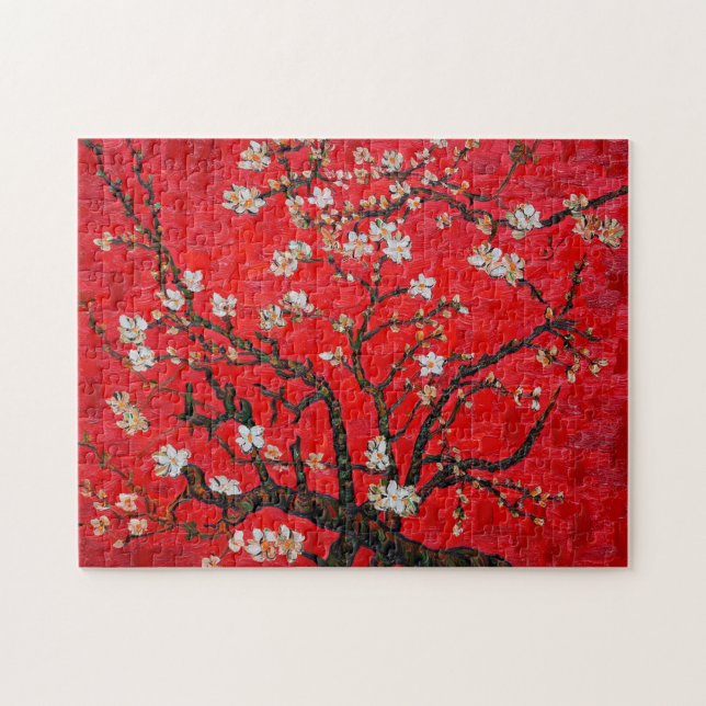 Puzzle Ramas de árbol de almendros en Blossom, Van Gogh (Horizontal)