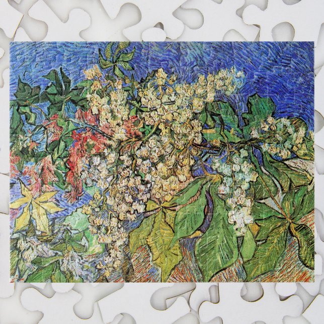 Puzzle Ramas de castaño en flor de Vincent van Gogh (Subido por el creador)