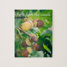 Puzzle Ramas de roble con bellotas