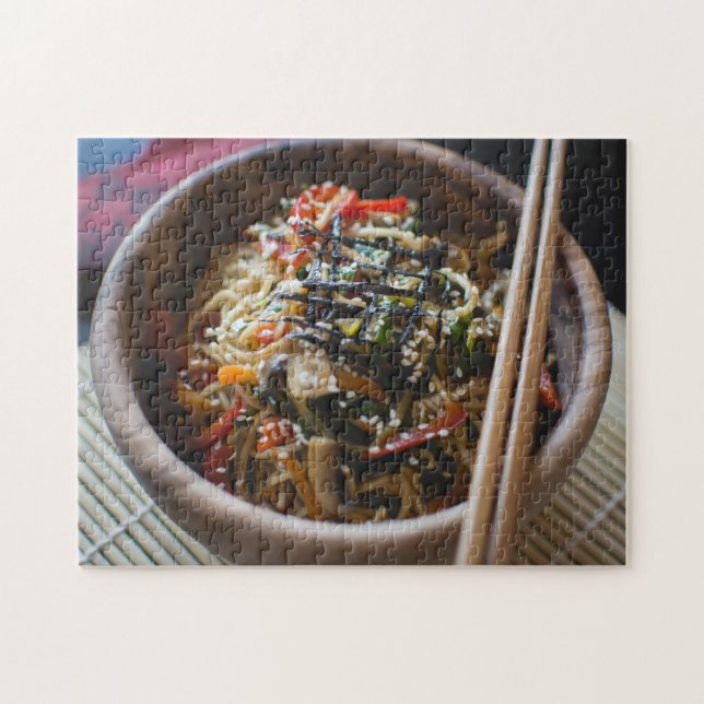 Puzzle Ramen Noodles Asian Food (Horizontal)