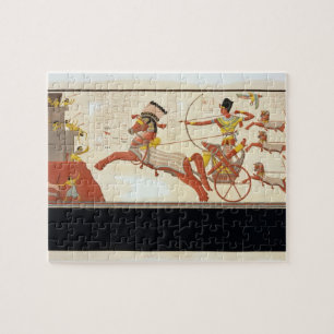 Puzzle Ramesses II (1279-13 A.C.) en la batalla de