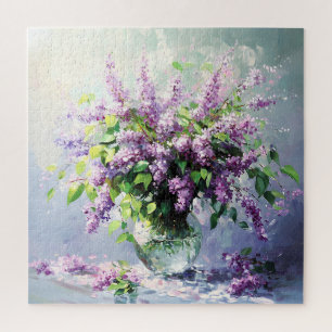 Puzzle Ramo de Lila en Flor de Lavanda