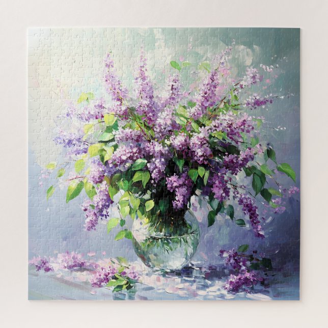 Puzzle Ramo de Lila en Flor de Lavanda (Vertical)