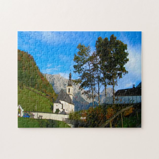 Puzzle Ramsau Berchtesgadener Alemania. (Horizontal)