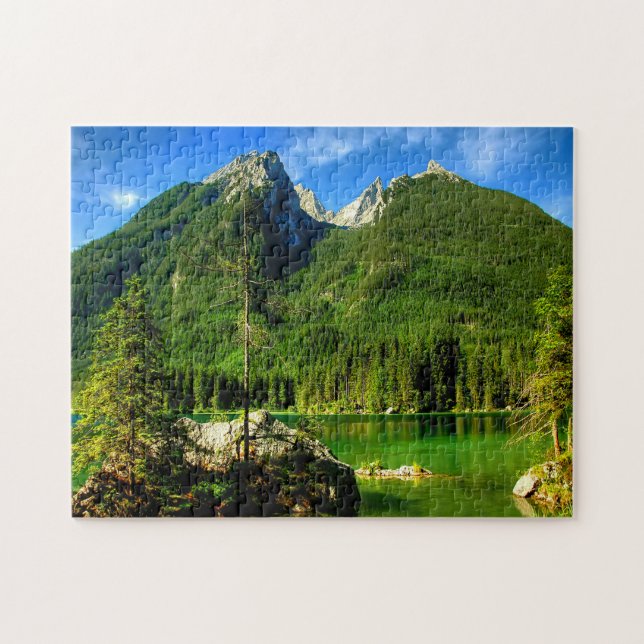Puzzle Ramsau Hintersee Bavaria. (Horizontal)