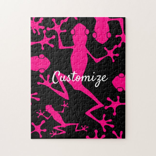 Puzzle Rana Arbórea Rosa Thunder_Cove  (Vertical)