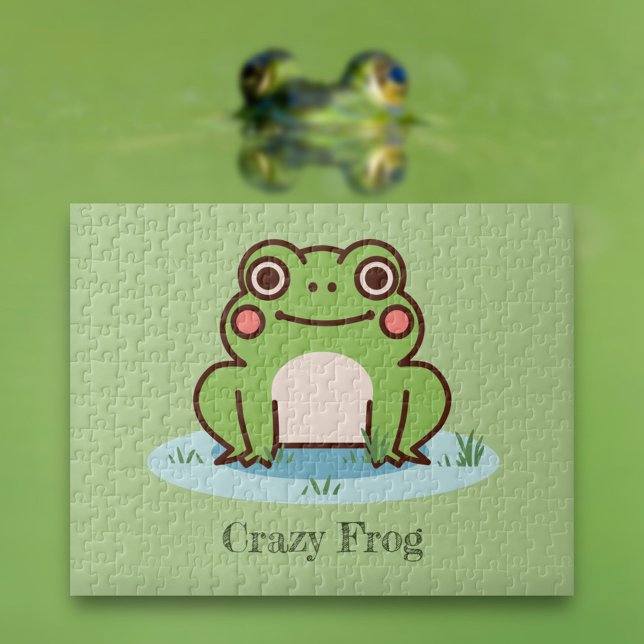 Puzzle Rana Cute (Cute Frog Puzzle)