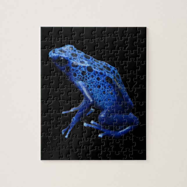 Puzzle Rana Dart de veneno azul (Vertical)