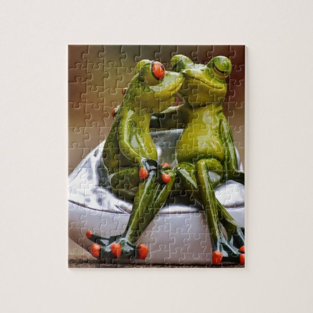 Puzzle Ranas felices (Vertical)