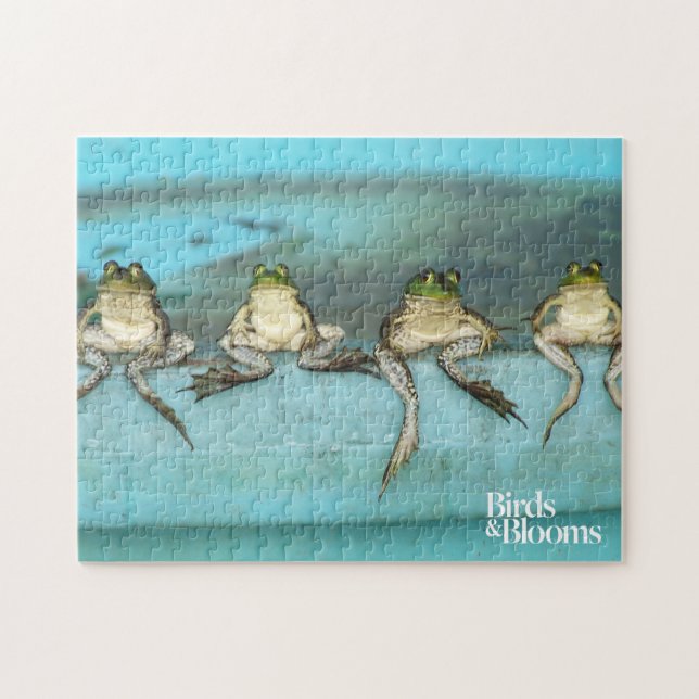 Puzzle Ranas que se sientan (Horizontal)