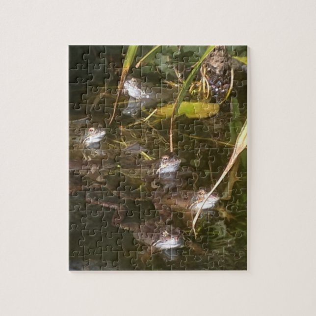 Puzzle Ranas, ranas y más ranas (Vertical)