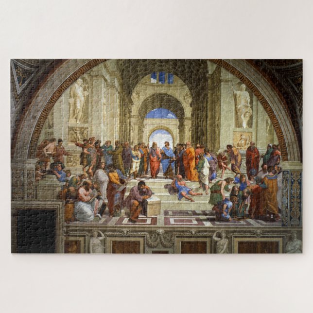 Puzzle Raphael, "La Escuela de Atenas" (Horizontal)