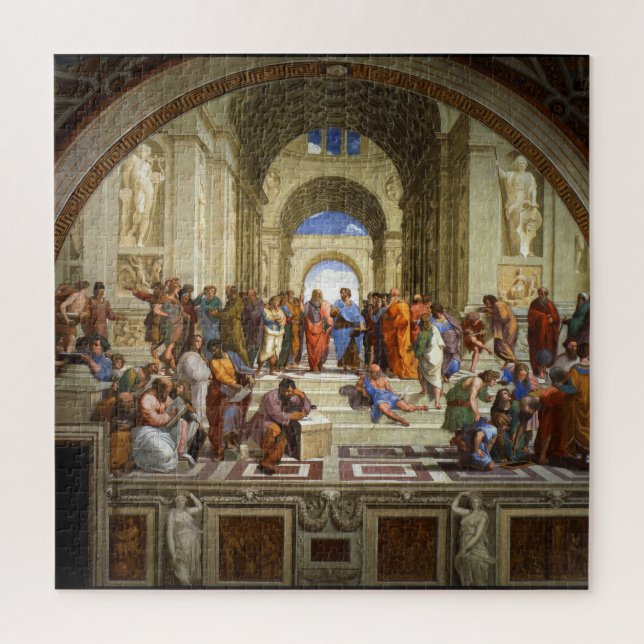 Puzzle Raphael, "La Escuela de Atenas" (Vertical)