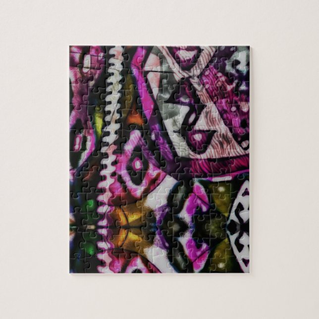 Puzzle Rapto en color (Vertical)