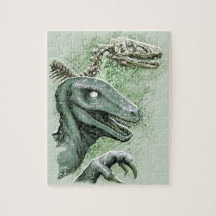 Puzzle Raptor en verde