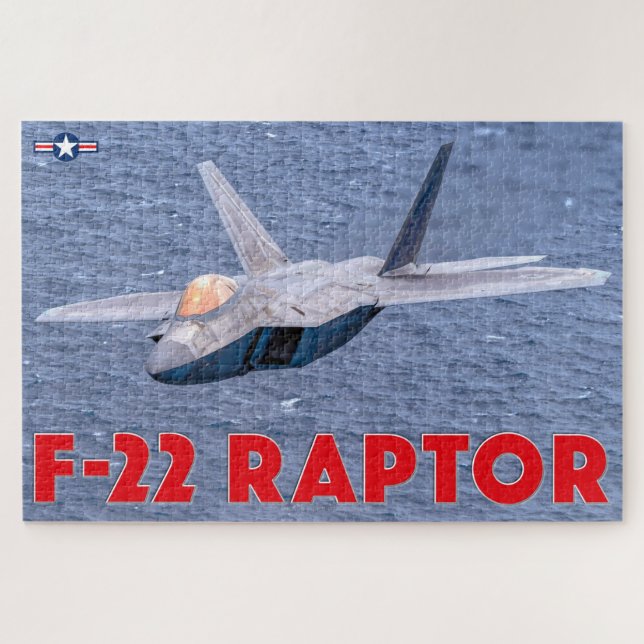 Puzzle RAPTOR F-22 (20 x 30 PULGADAS) (Horizontal)