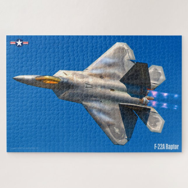 Puzzle RAPTOR F-22A (20 x 30 PULGADAS) (Horizontal)