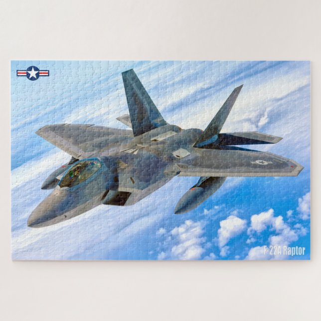 Puzzle RAPTOR F-22A (20 x 30 PULGADAS) (Horizontal)