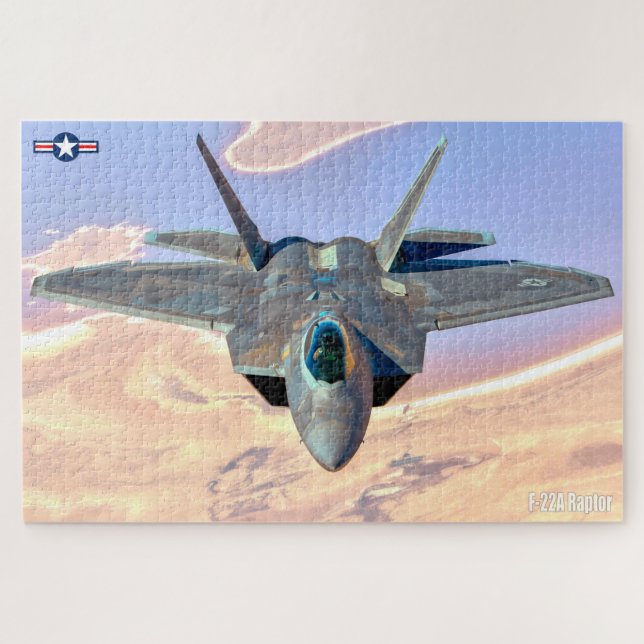 Puzzle RAPTOR F-22A (20 x 30 PULGADAS) (Horizontal)