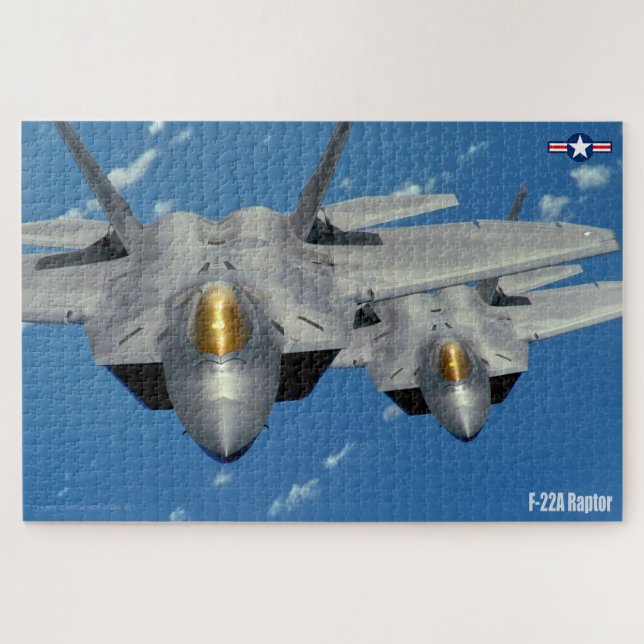 Puzzle RAPTOR F-22A (20 x 30 PULGADAS) (Horizontal)