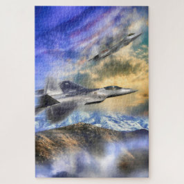 PUZZLE RAPTORES POR AMÉRICA F22 JET