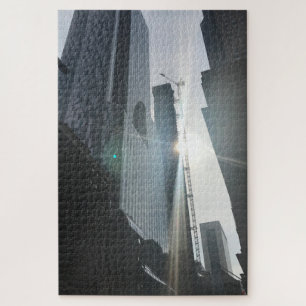 Puzzle Rascacielos Crana de Construcción Nueva York NYC