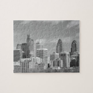 Puzzle Rascacielos de Philly blancos y negros
