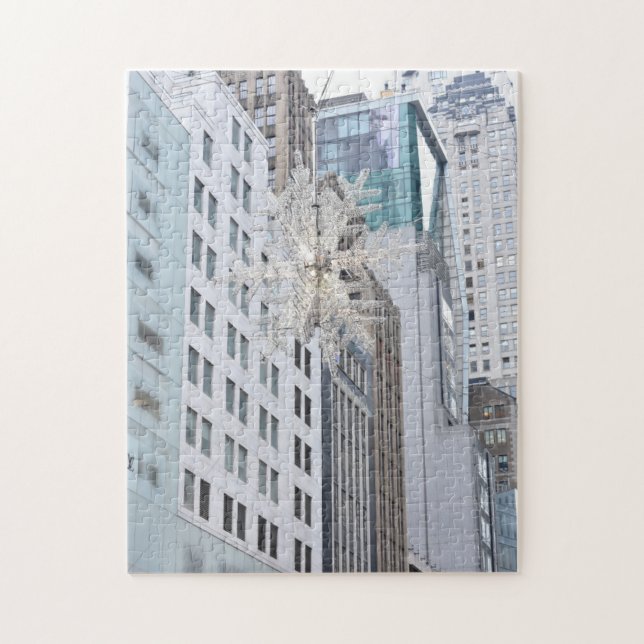 Puzzle Rascacielos y Navidades Star Nueva York (Vertical)