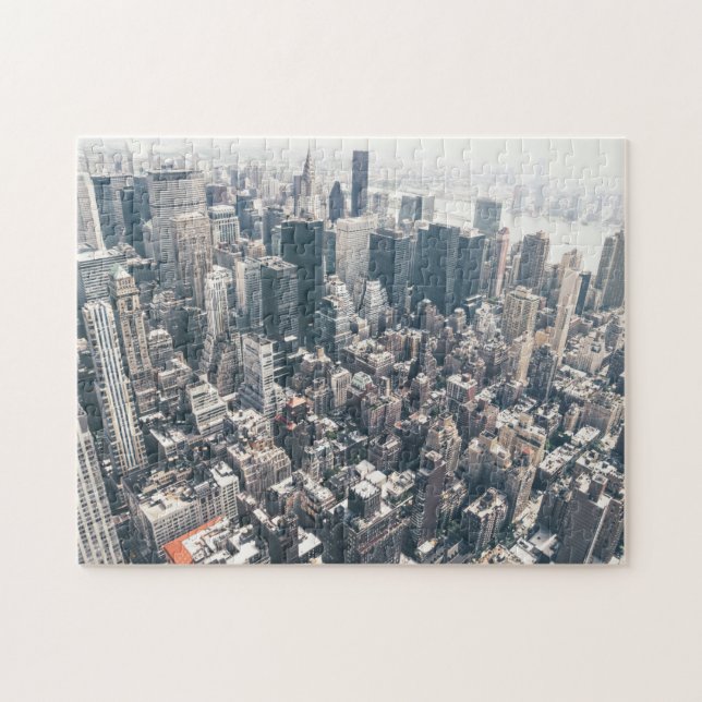 Puzzle Rascacielos y tejados de New York City (Horizontal)