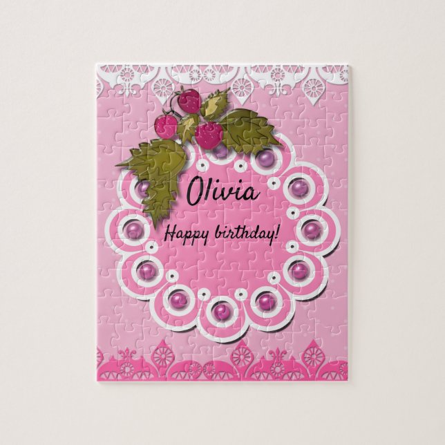 Puzzle Raspado rosa (Vertical)