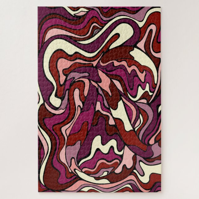 Puzzle Raspberry Ripple (Vertical)